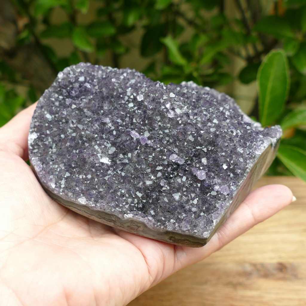 amethyst heart cluster