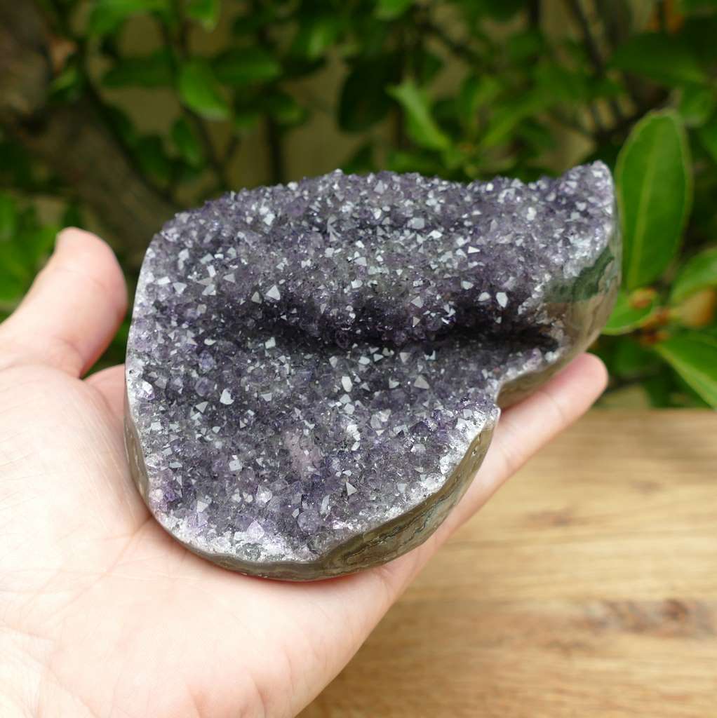 amethyst heart cluster