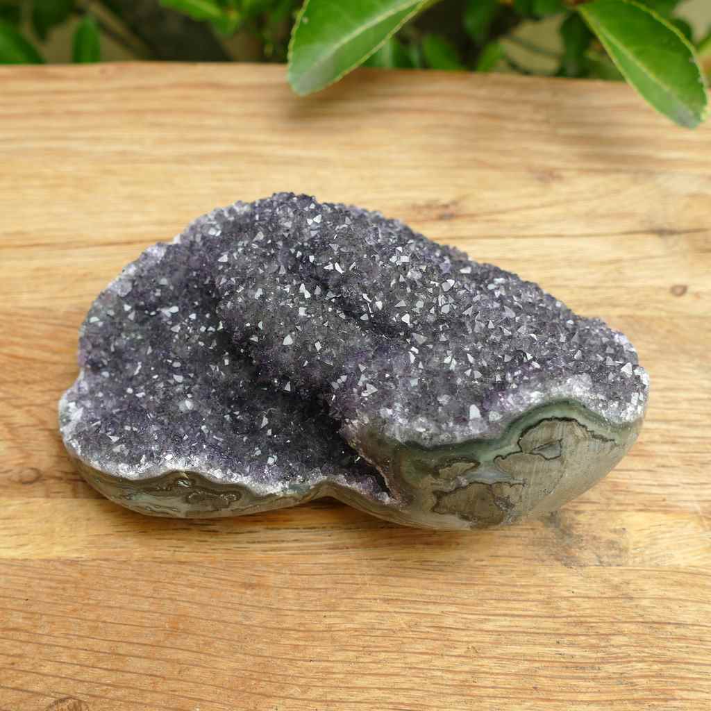 amethyst heart cluster