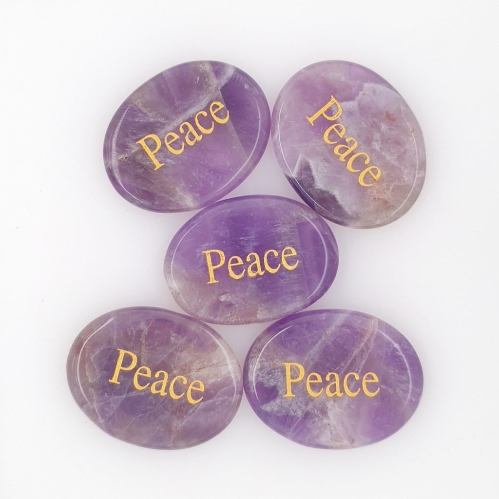 amethyst palm stone peace