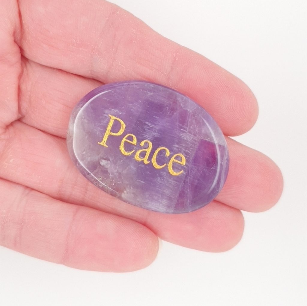 amethyst palm stone peace