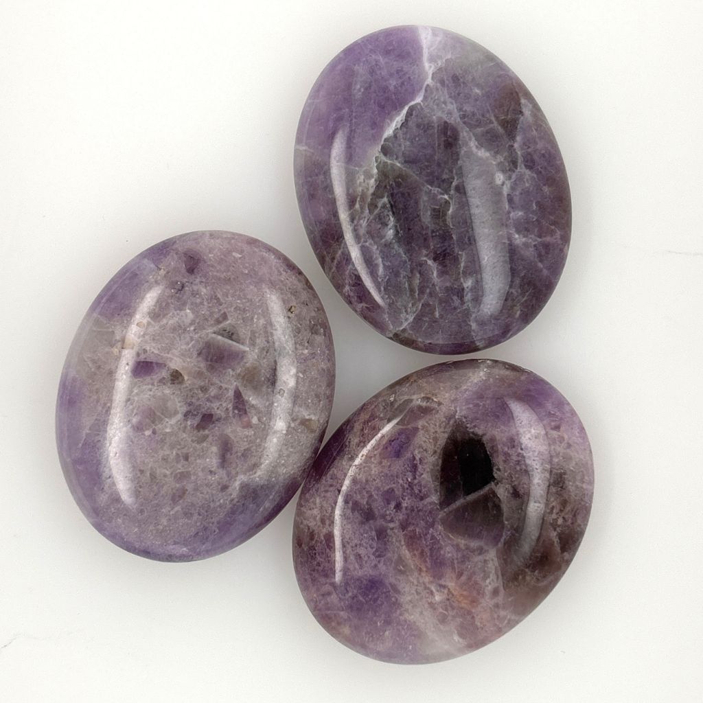 Shop Amethyst Crystal Palm Stones: Natural Calm in Your Hand Shop Now