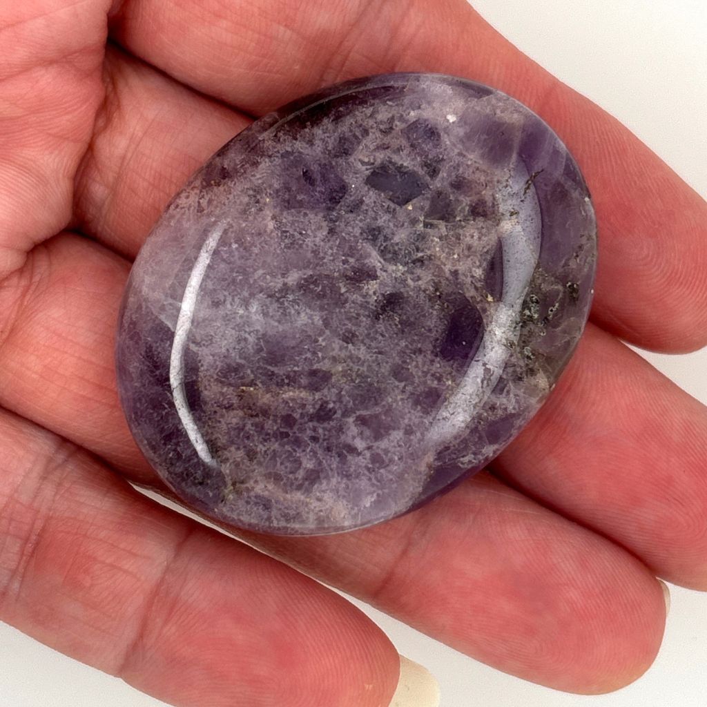 Shop Amethyst Crystal Palm Stones: Natural Calm in Your Hand Shop Now