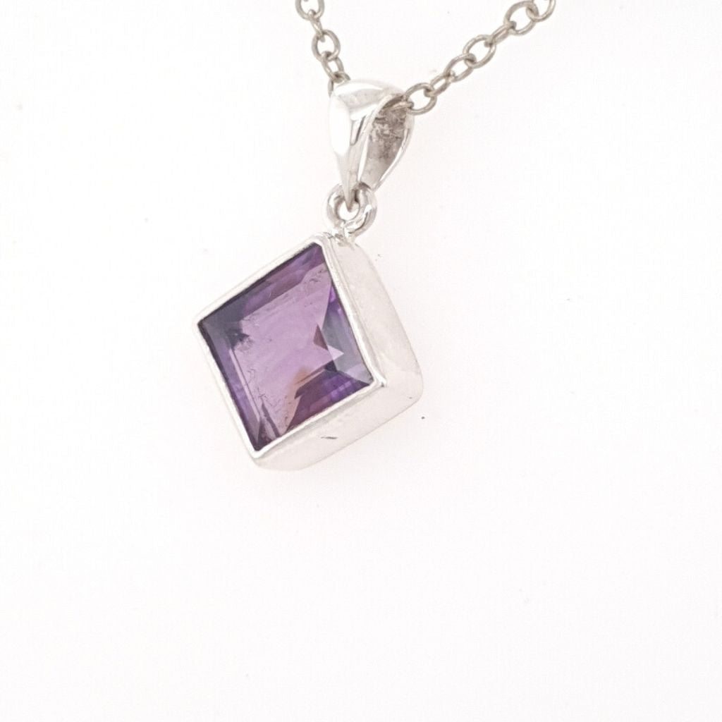 amethyst crystal pendant