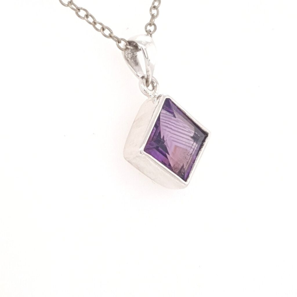 amethyst crystal pendant