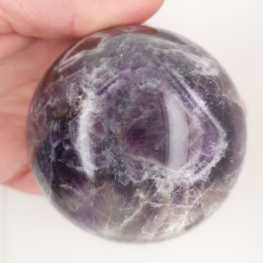 amethyst Chevron sphere