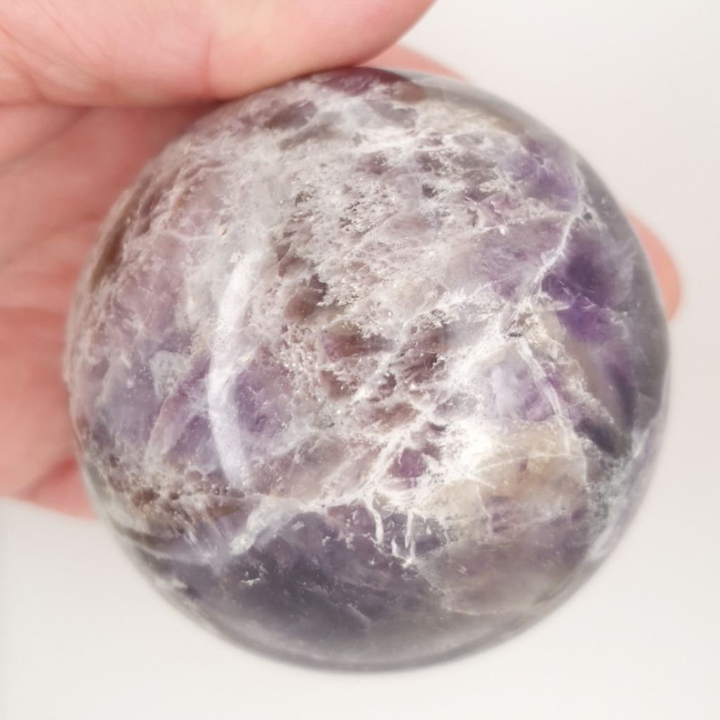 amethyst Chevron sphere