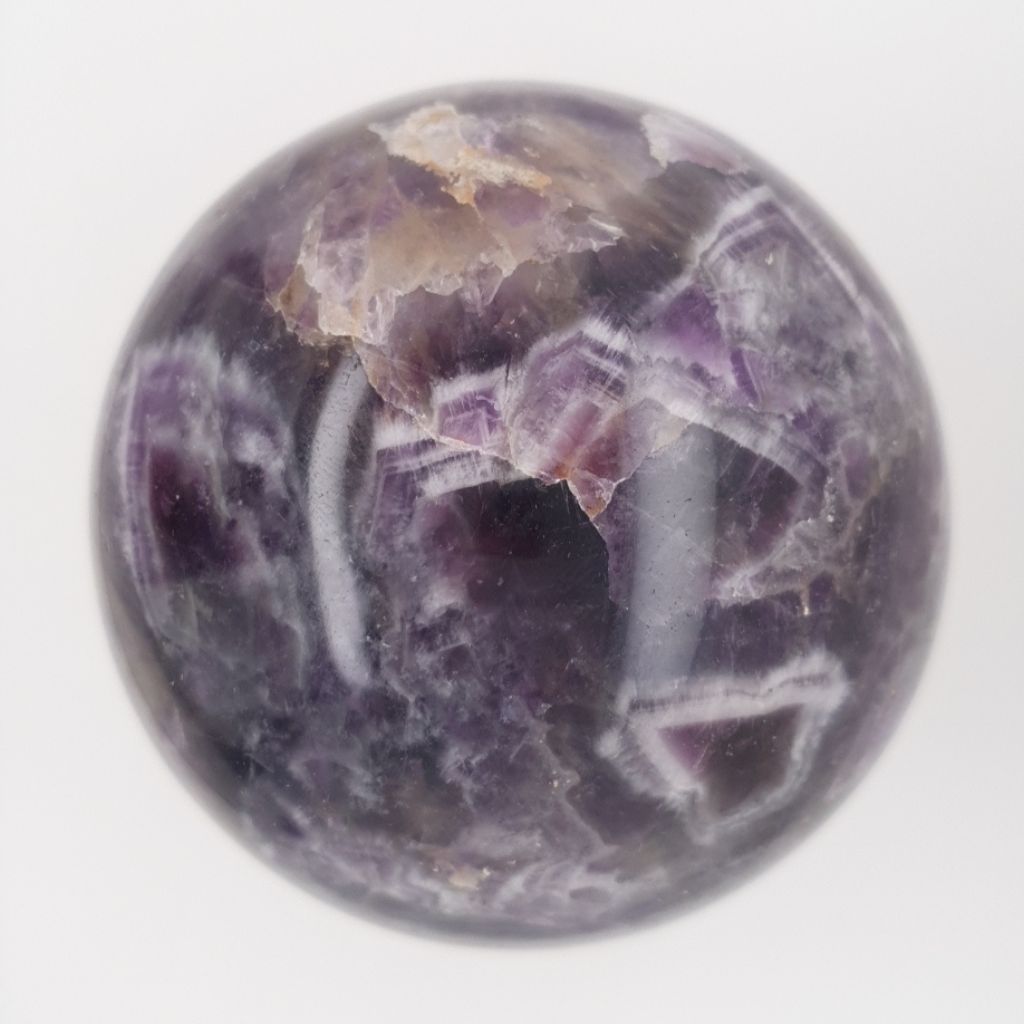 amethyst Chevron sphere