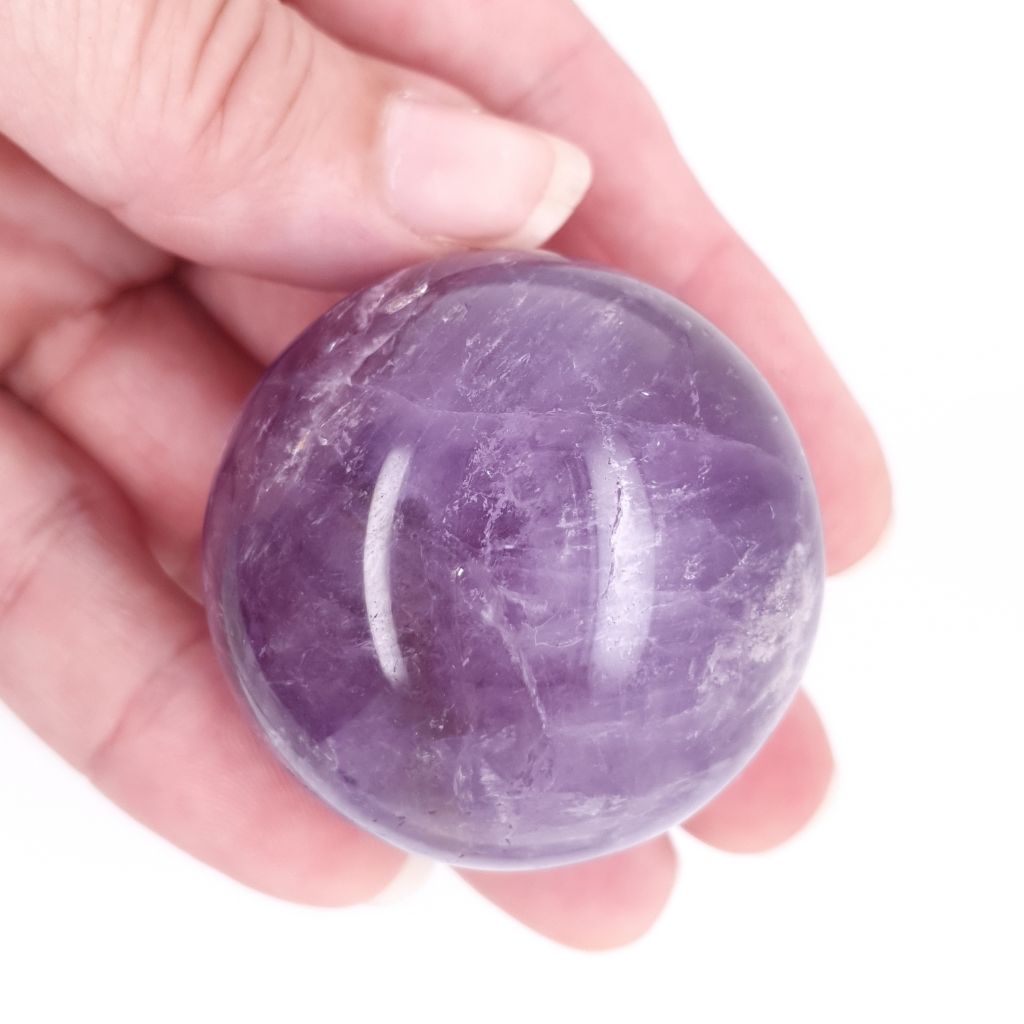 amethyst crystal sphere