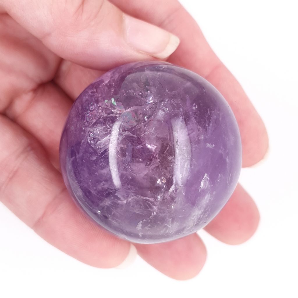 amethyst crystal sphere
