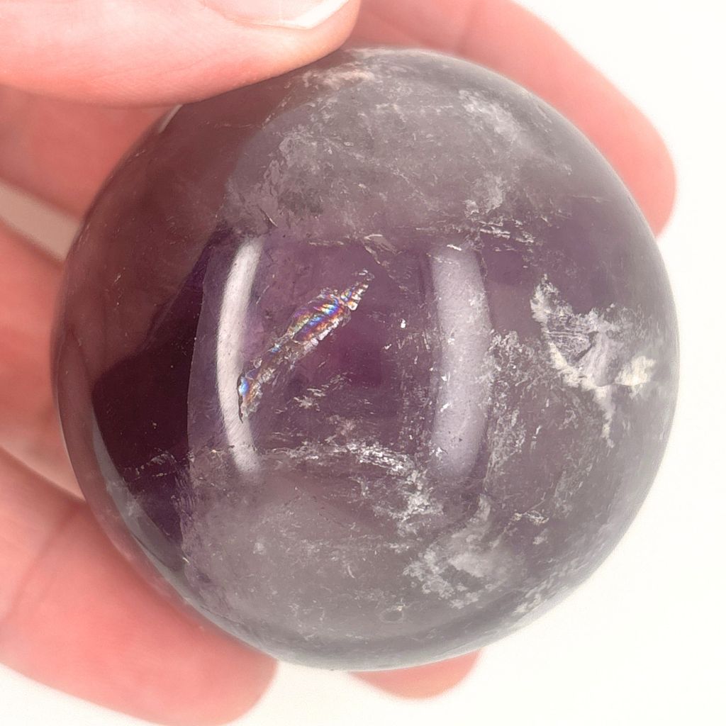 Amethyst Sphere | Polished Purple Crystal Ball
