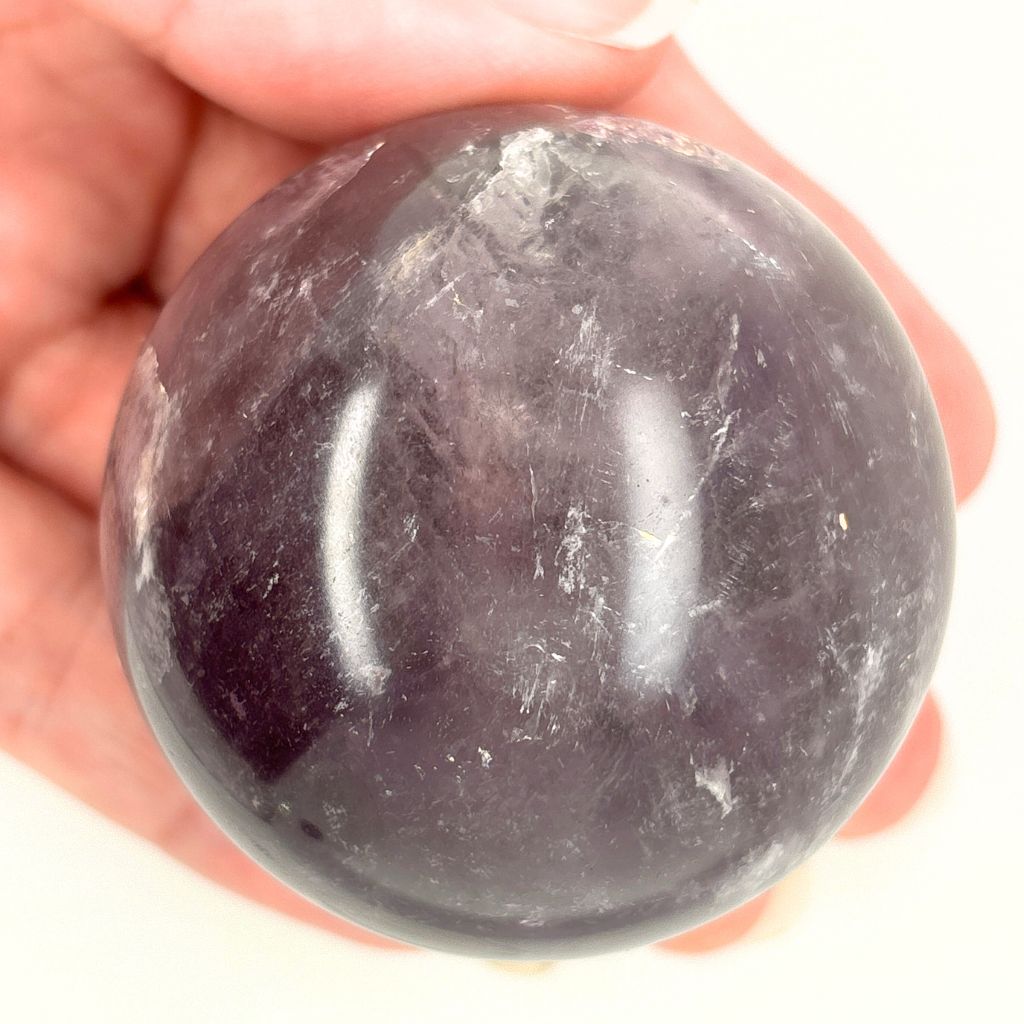 amethyst crystal sphere