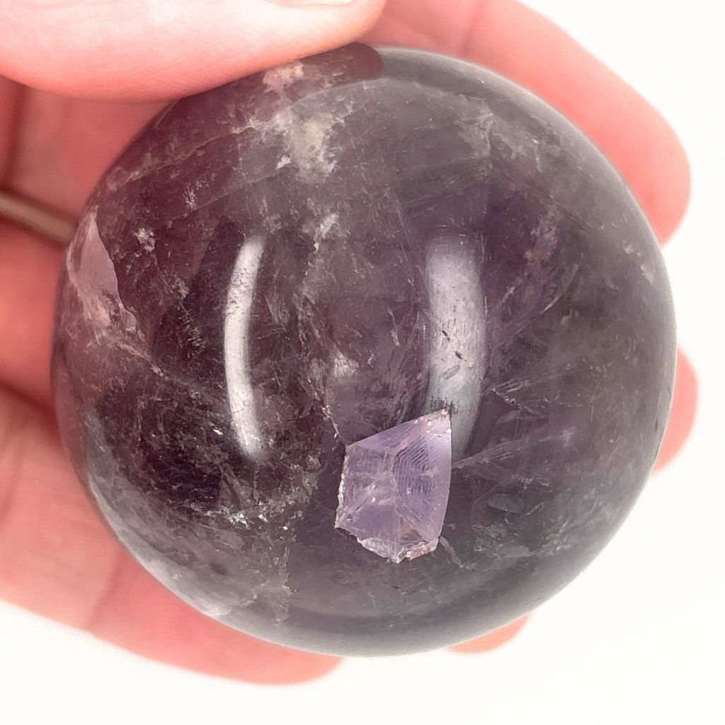 Amethyst Sphere | Polished Purple Crystal Ball