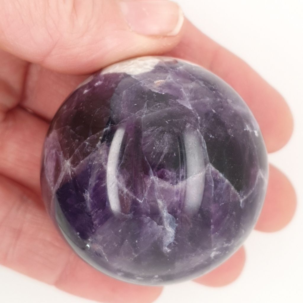 amethyst crystal sphere