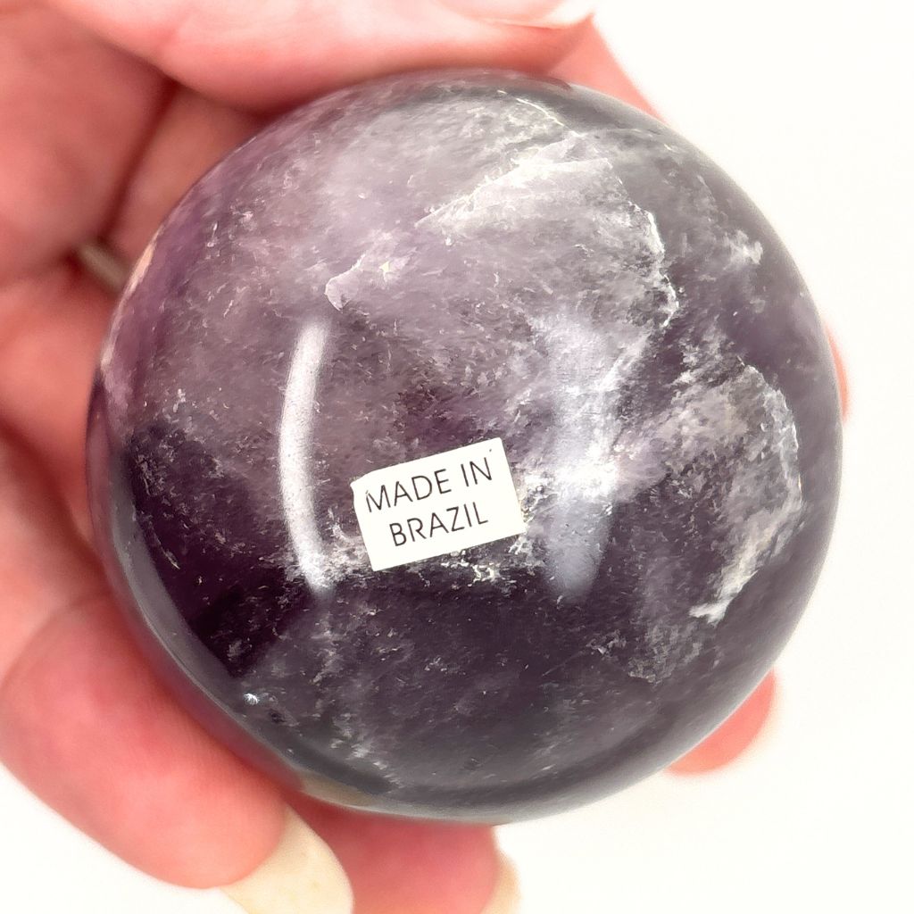 amethyst crystal sphere