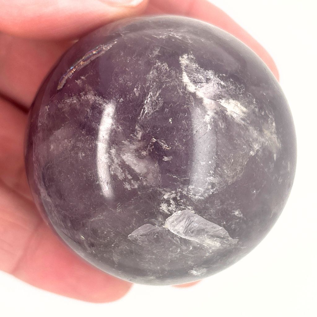 Amethyst Sphere | Polished Purple Crystal Ball