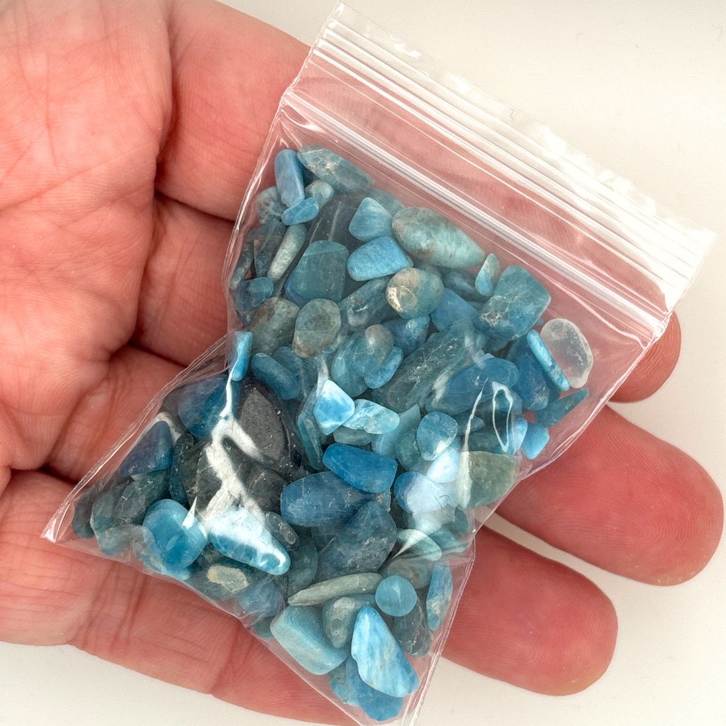 Apatite Crystal Chips - 50gram bag