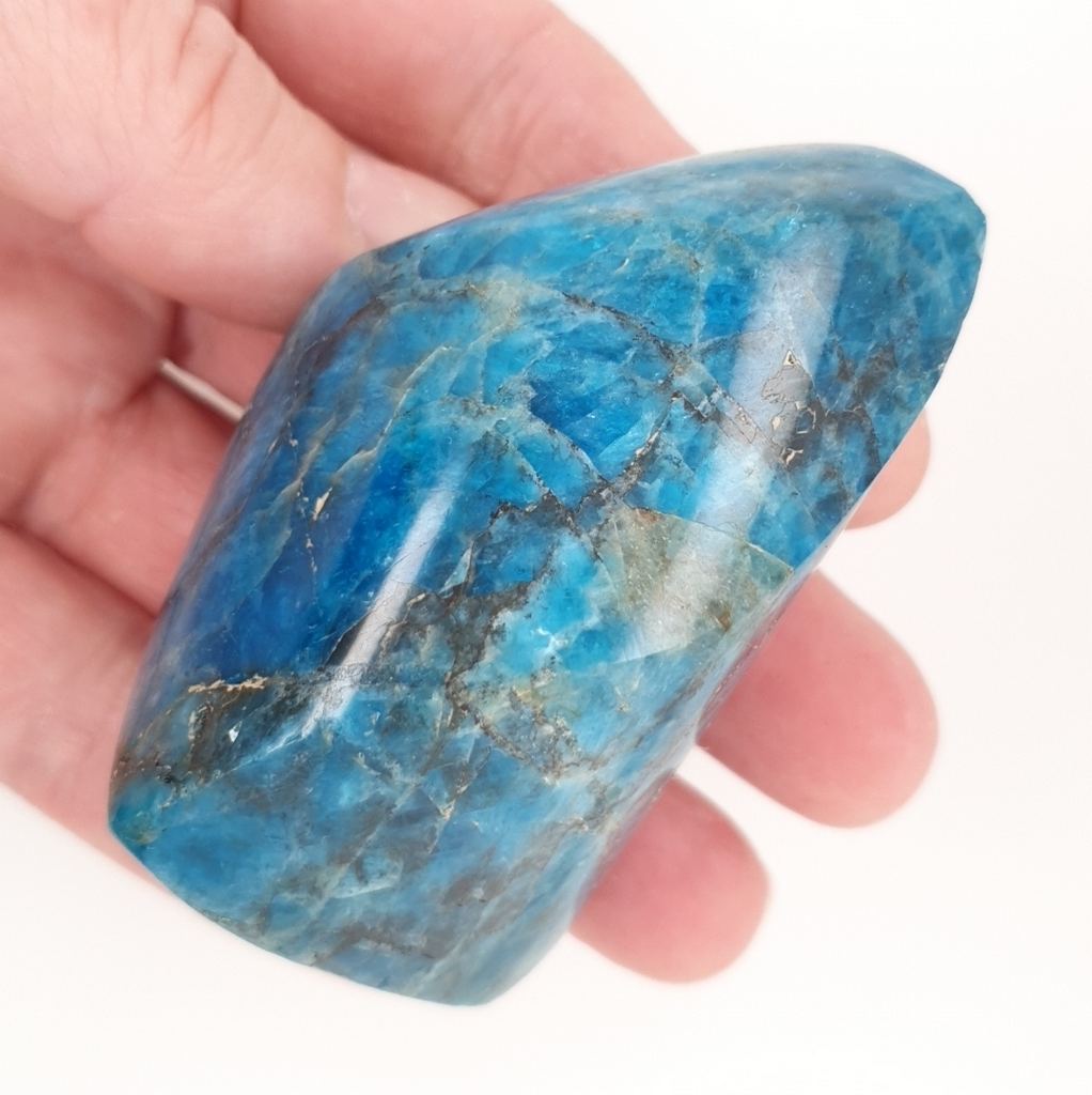 apatite crystal flame