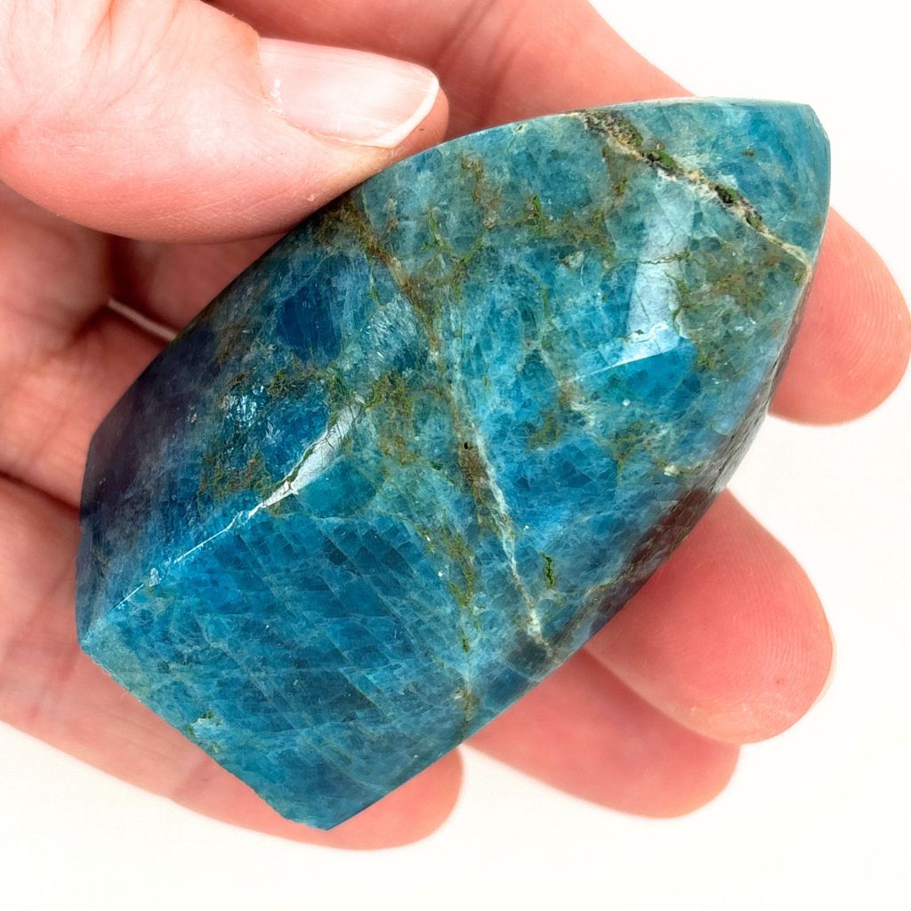Apatite Crystal Flame Polished Crystal for Home Decor