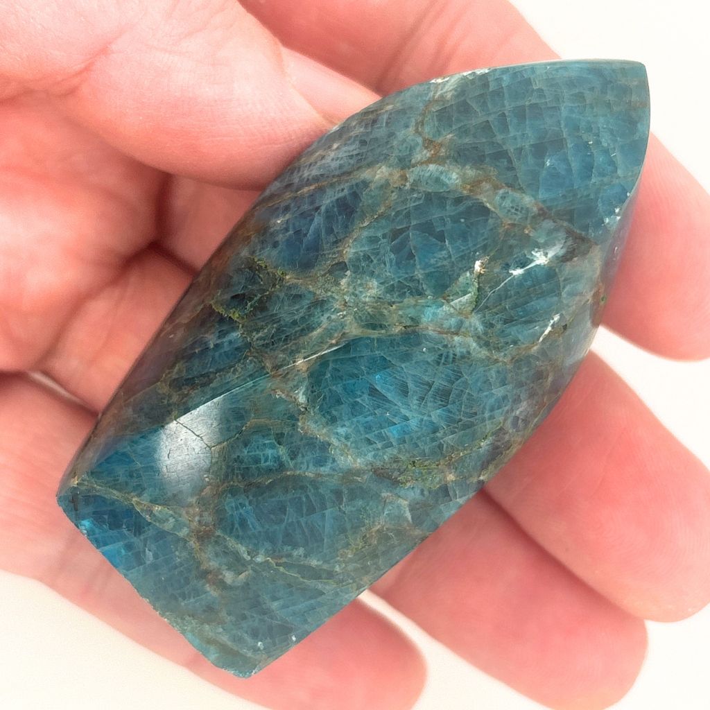 Apatite Crystal Flame Polished Crystal for Home Decor