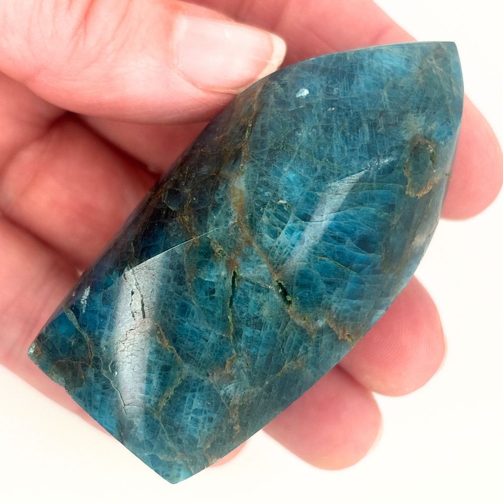 Apatite Crystal Flame Polished Crystal for Home Decor
