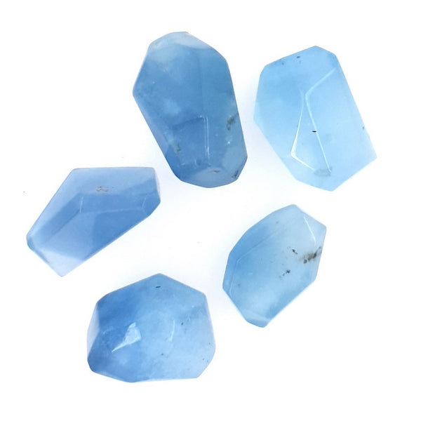 Aquamarine Polished Faceted Pieces