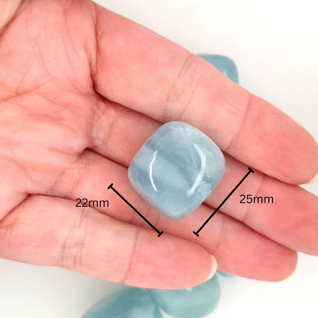 aquamarine tumble stones