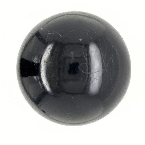 Black Tourmaline Crystal Sphere Perfectly Polished