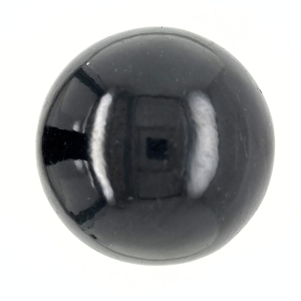 Black Tourmaline Crystal Sphere Perfectly Polished