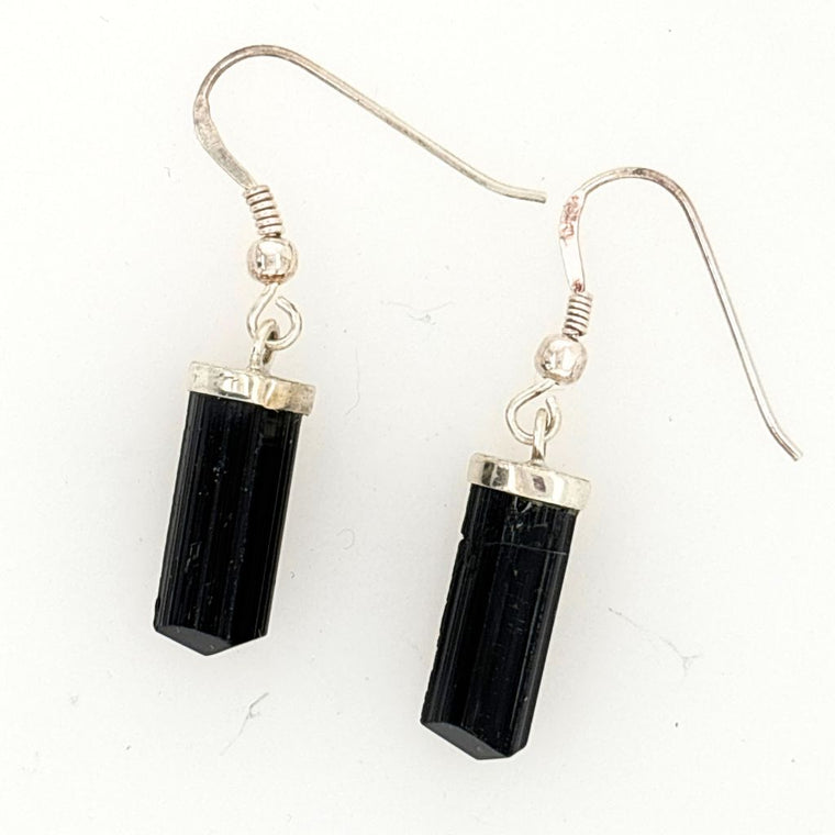 Tourmaline Earrings in Sterling Silver | Earth Inspired Gifts