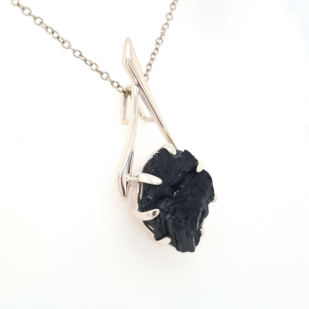 black tourmaline pendant