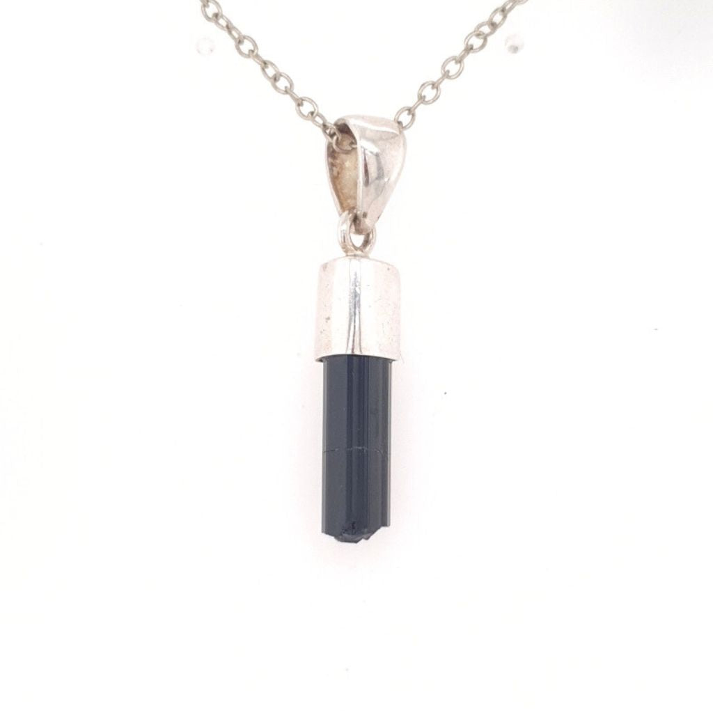 black tourmaline pendant