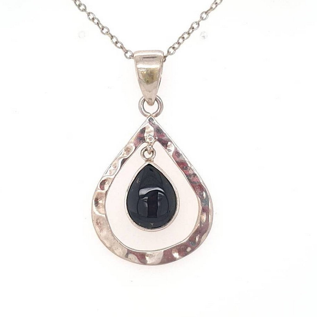 black tourmaline pendant
