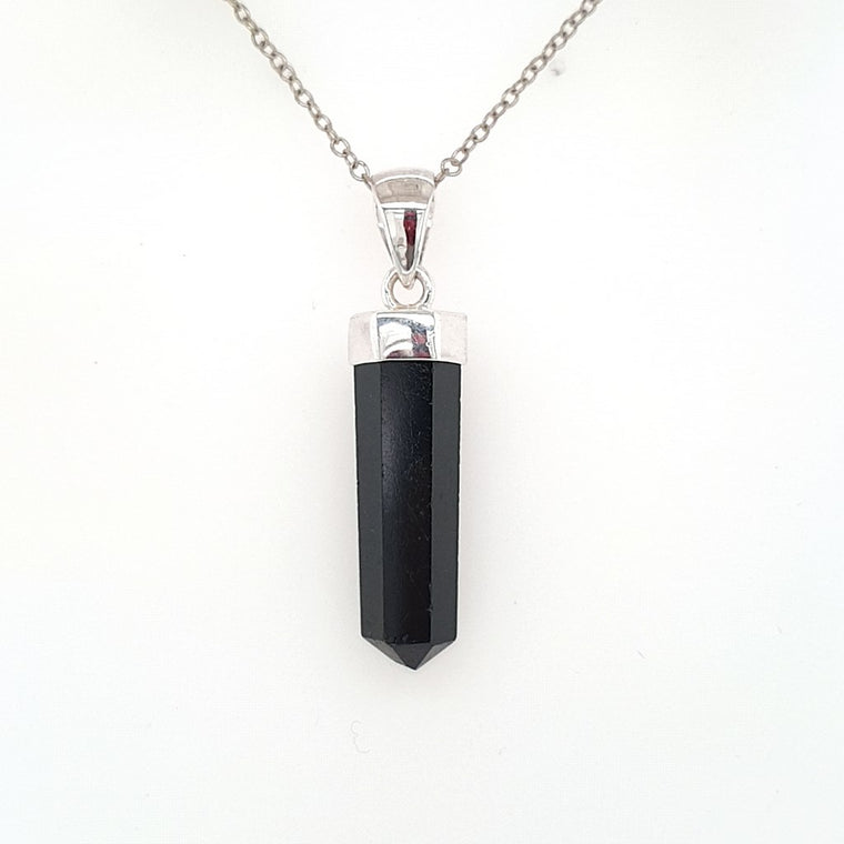 black tourmaline pendant