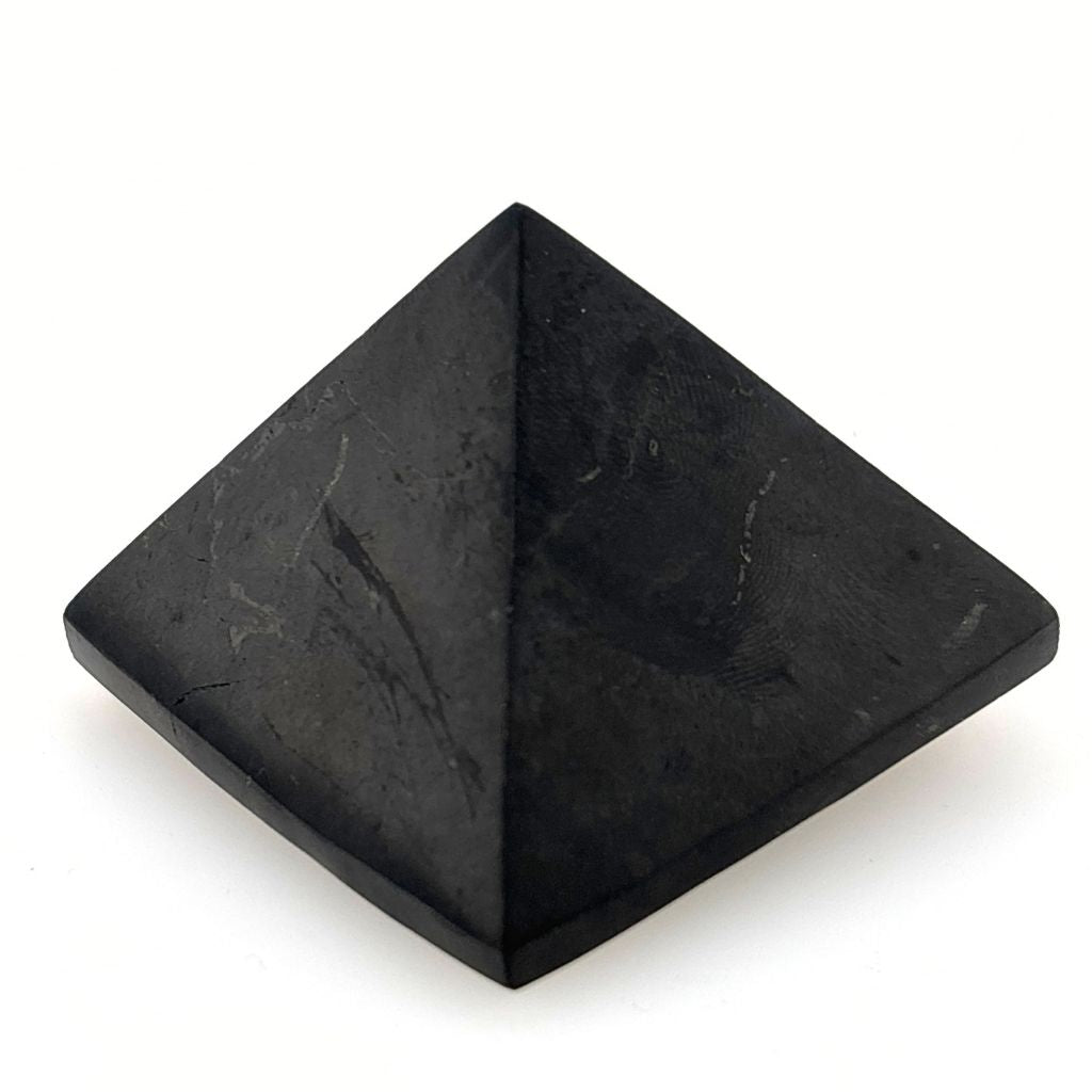 Black Tourmaline Natural Crystal Polished Pyramid