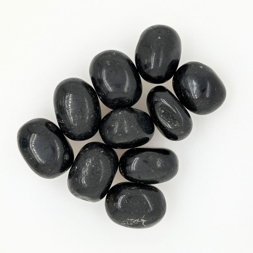black tourmaline tumble stones
