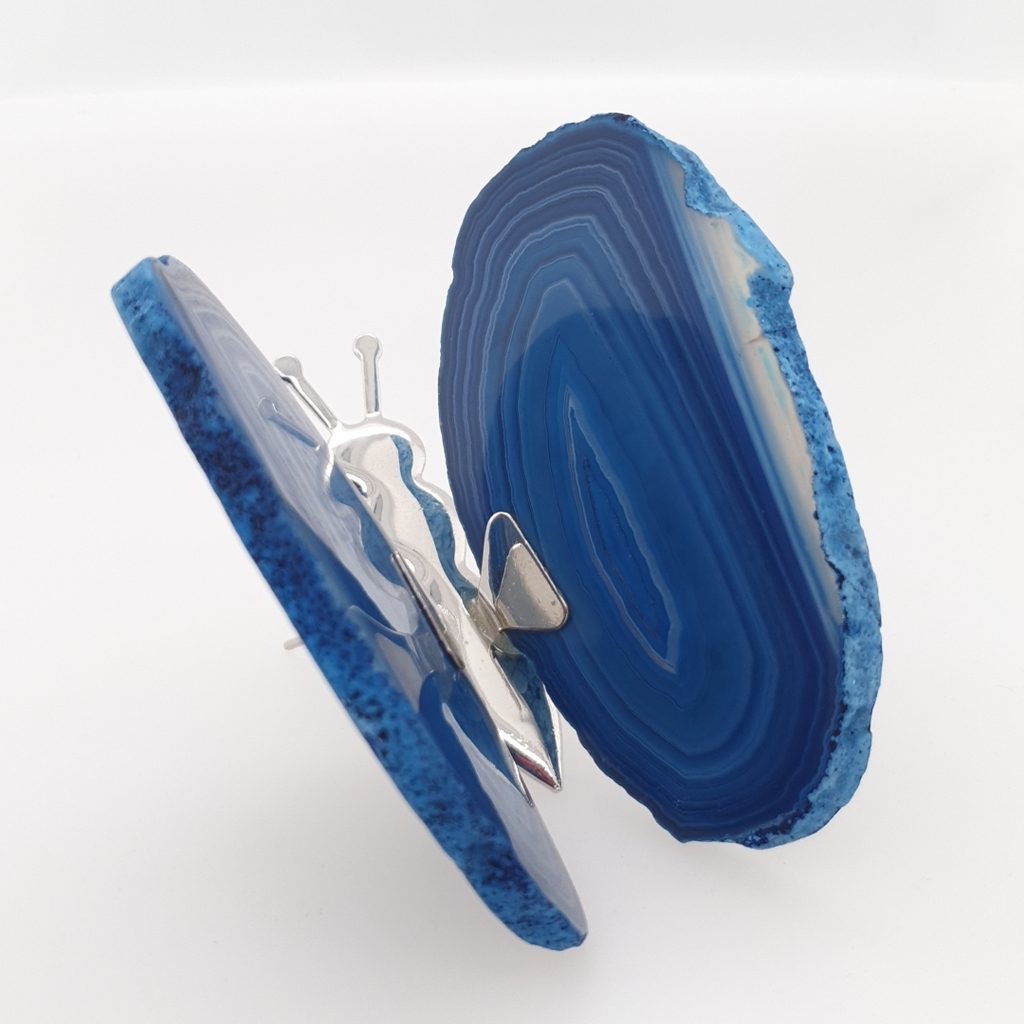 blue agate butterfly