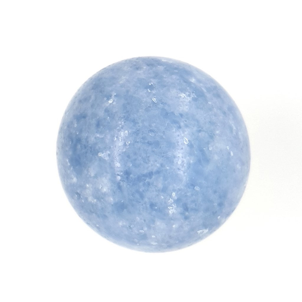 blue calcite sphere