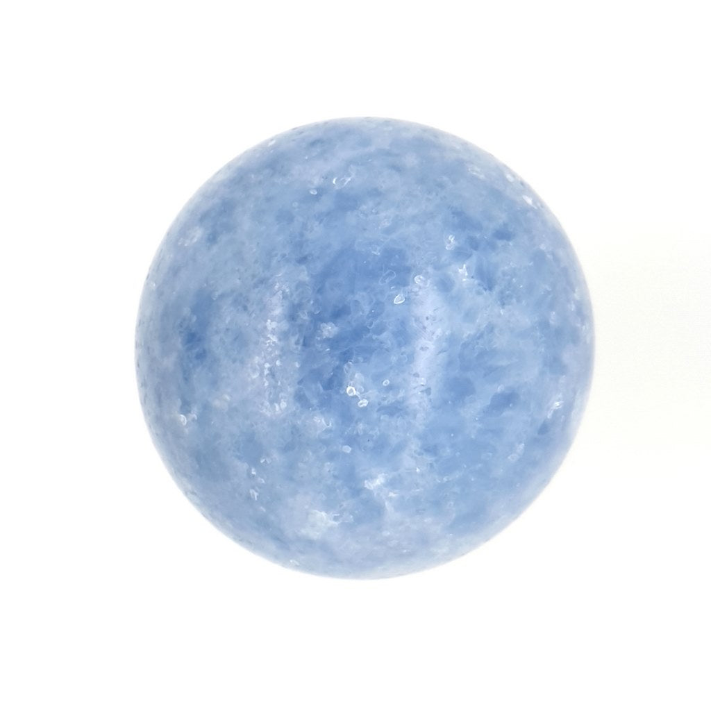 blue calcite sphere
