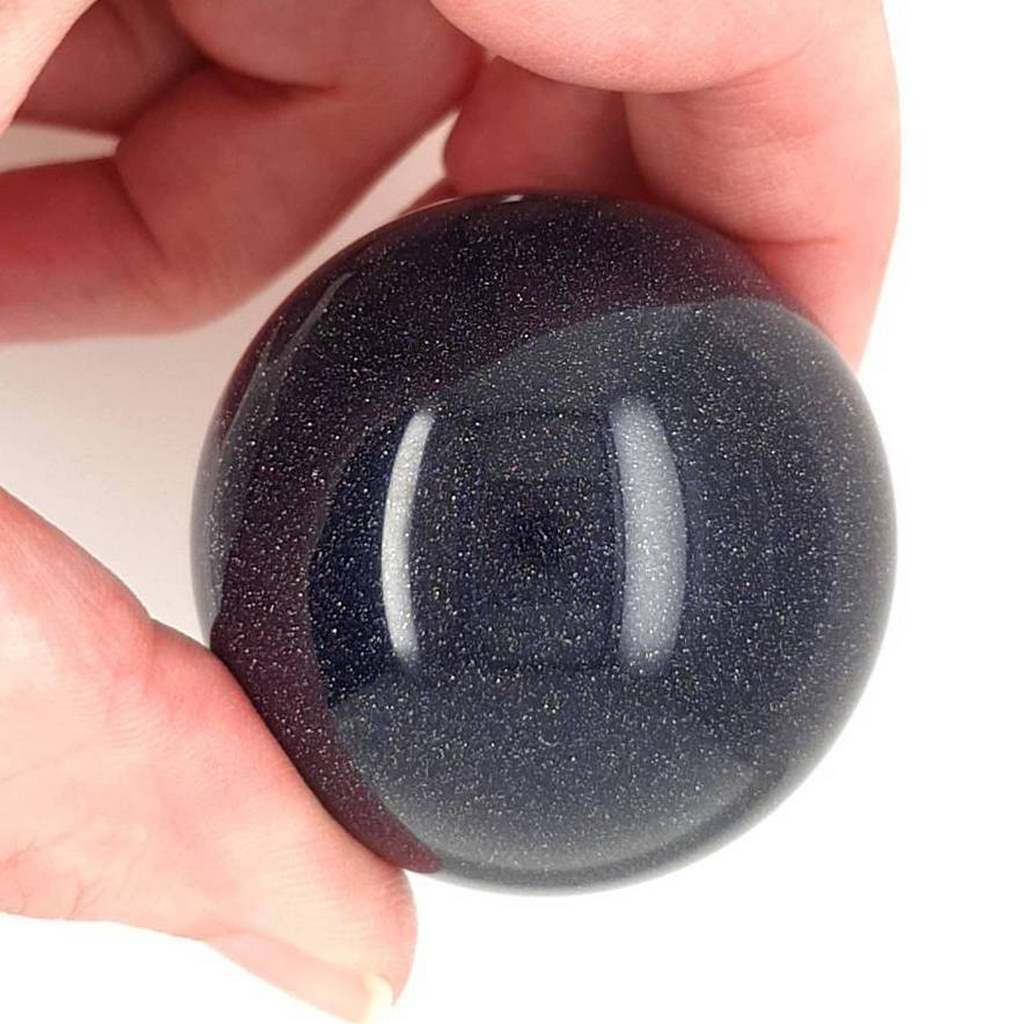 Blue Goldstone Sphere Crystal