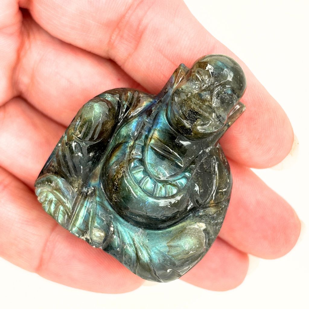 labradorite buddha