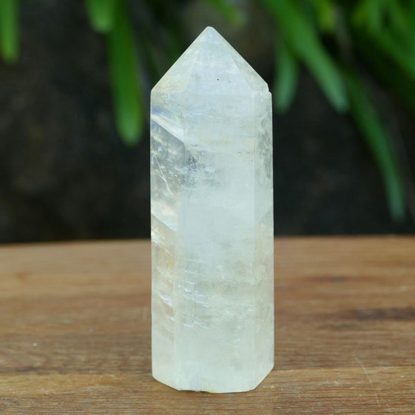 Calcite Crystal Point – Polished Generator Tower