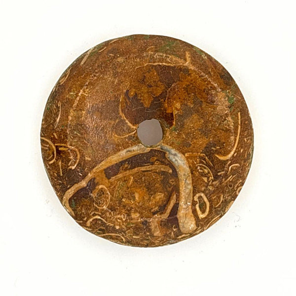 Calligraphy Jasper Crystal Donut – 35mm