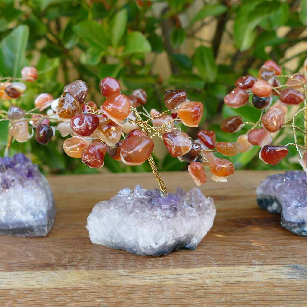 Crystal Gem Tree - Carnelian