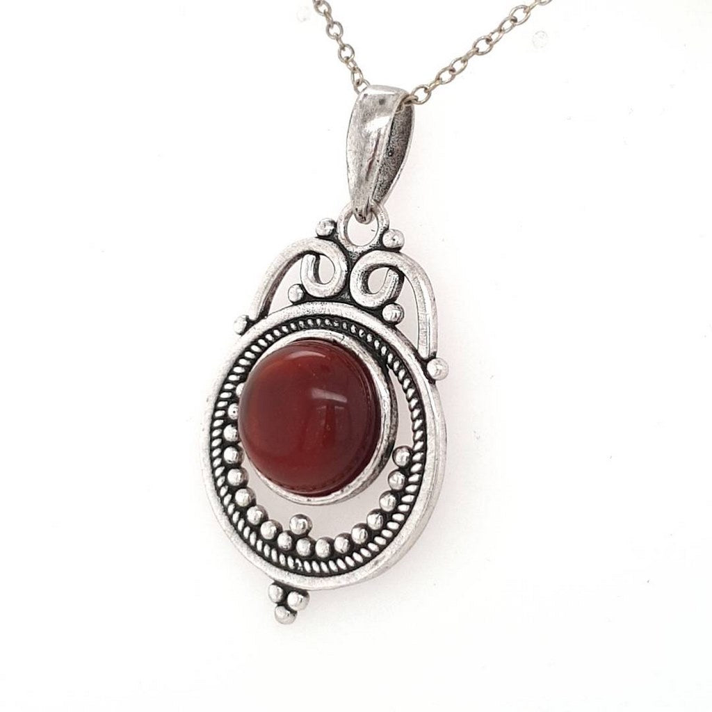 Carnelian Crystal Pendant