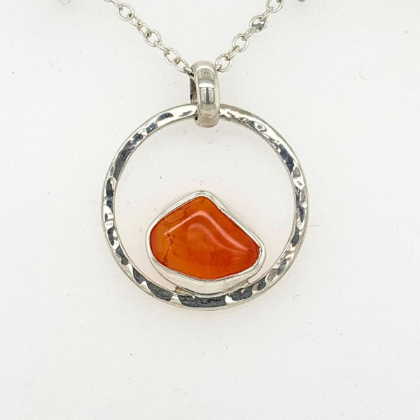 Carnelian Crystal Pendant