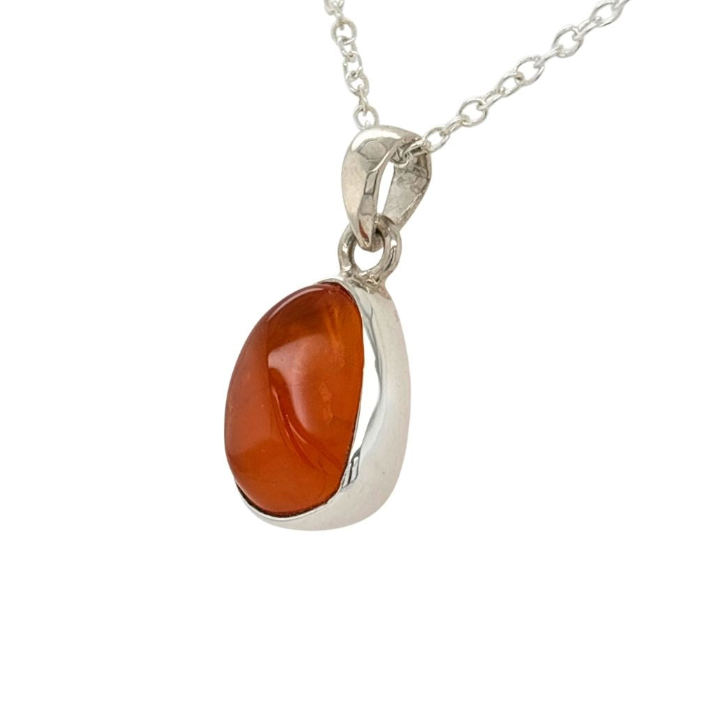 Carnelian Crystal Pendant