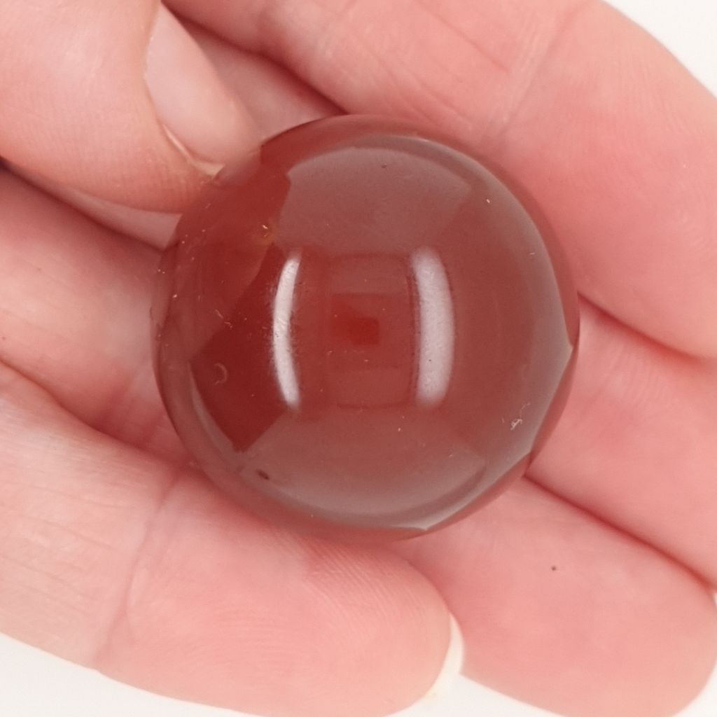 carnelian crystal sphere