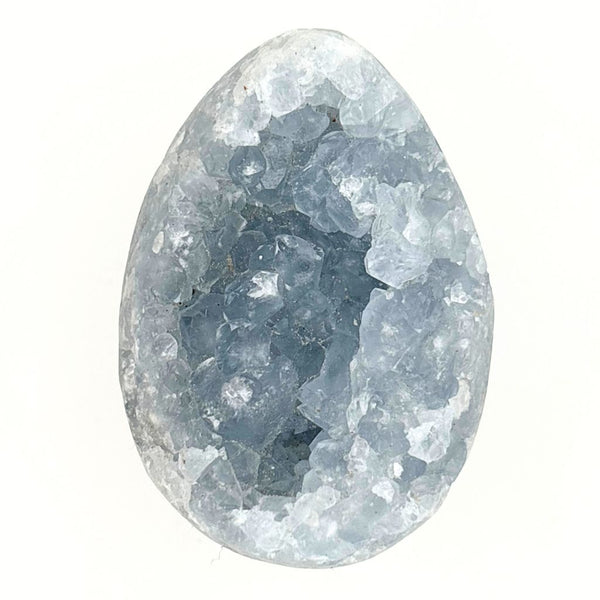 Natural Celestite Crystal Egg – Peace, Calm & Angelic Energy