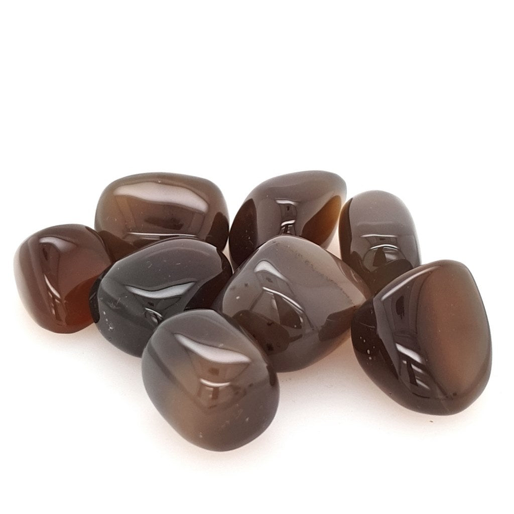 Honey Chalcedony Tumbled Stones - Polished Natural 25mm Healing Gemstones for Calm and Reiki